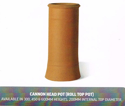CHIMNEY POTS&nbsp;ROLL TOP POT